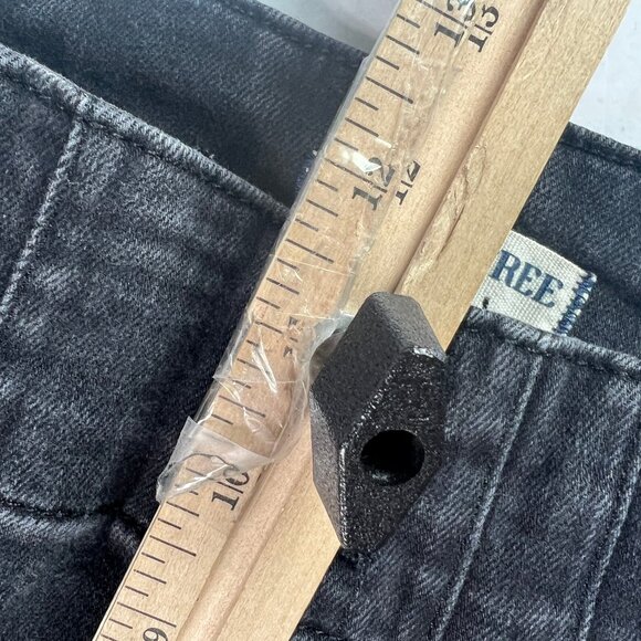 We The Free Jeans Womens 26x31* Jayde High Rise Flare Black Stretch Denim Tag 26 - Picture 15 of 16